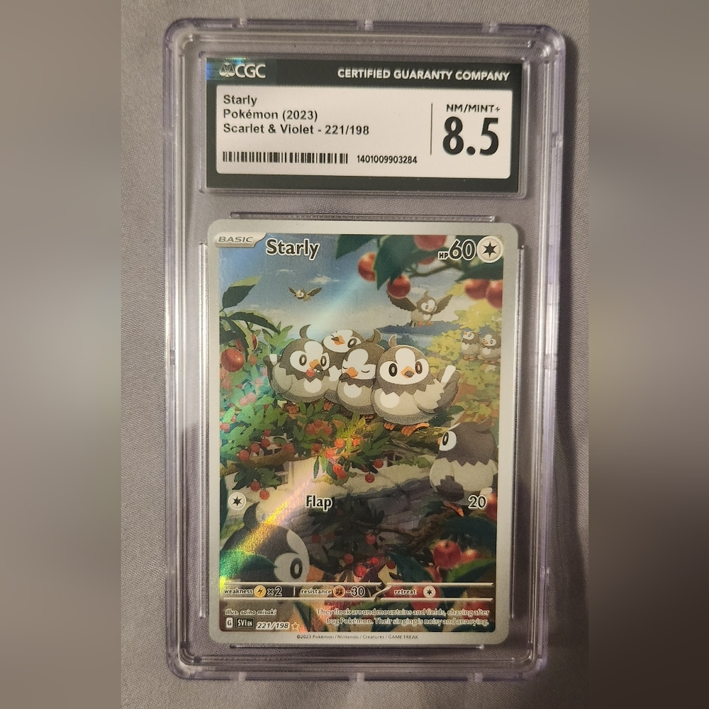 Pokemon Scarlet & Violet Starly 221/198 CGC 8.5